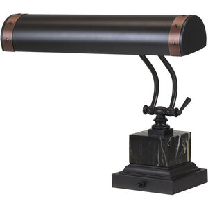 Steamer 13 inch 60 watt Mahogany Bronze/Antique Copper Piano/Desk Lamp Portable Light