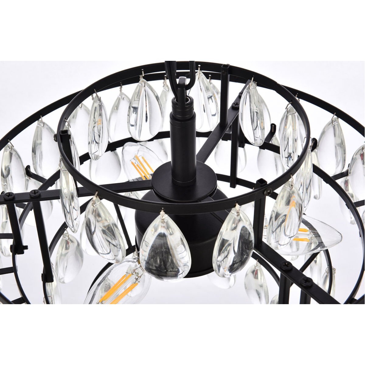 Mila 3 Light 14 inch Black Pendant Ceiling Light