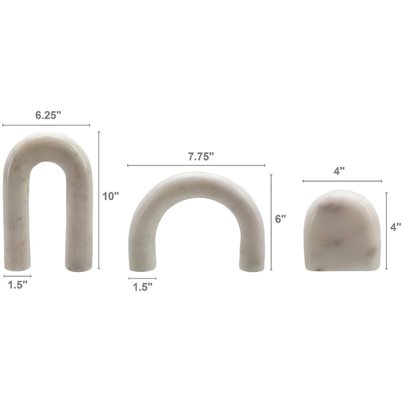 Anita 5.9 X 1.8 inch Sculptures