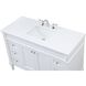 Bennett 48 X 21 X 35 inch White Vanity Sink Set