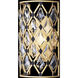 Windsor Sconce Wall Light in French Gold and Matte Black