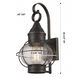 Ellington 1 Light 16.5 inch Bronze Outdoor Sconce in Clear Glass, Brass Traditions by Innovations Lighting