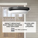 Dean LED 8 inch Black Outdoor Flush Mount