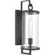 Hopkins 1 Light 17.75 inch Charcoal Outdoor Wall Sconce
