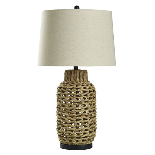 Cameron 30 inch 150.00 watt Natural Woven Table Lamp Portable Light