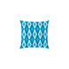 Miranda 22 X 22 inch Bright Blue and Dark Blue Throw Pillow