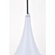 Circa 1 Light 11.5 inch White Pendant Ceiling Light