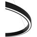 Canoga 1 Light 30 inch Matte Black Chandelier Ceiling Light, Large