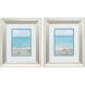 Waterside Collection Turquoise Framed Art