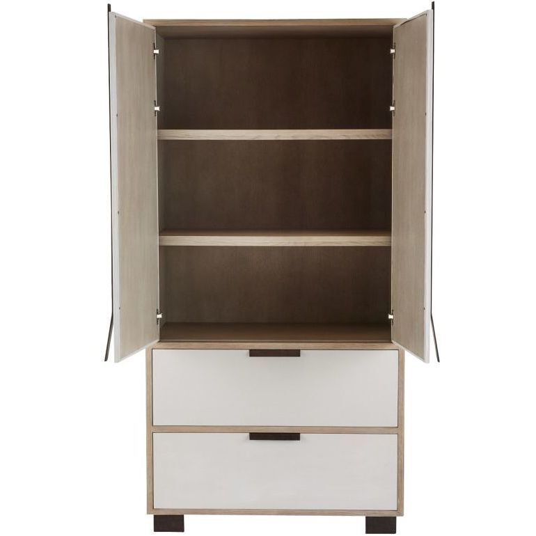 Dorsey Beige and Smoke Cabinet