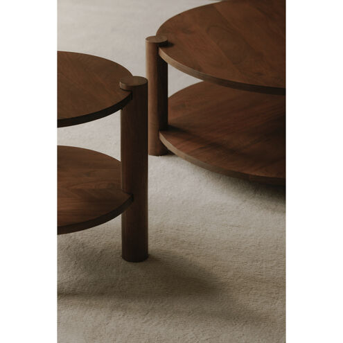 Olsen 22.5 X 21 inch Brown Accent Table