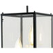 Back Bay 3 Light 23.25 inch Matte Black Outdoor Post Light
