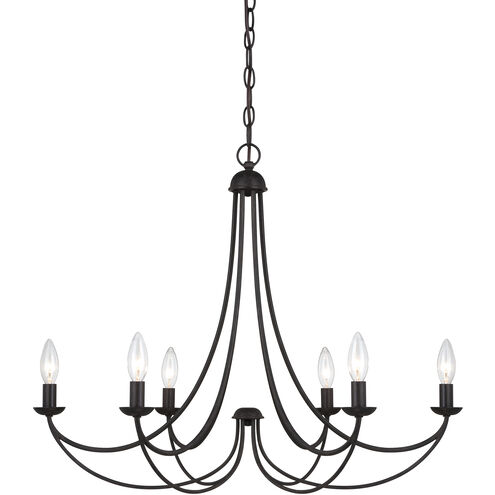 Mirren 6 Light 28 inch Imperial Bronze Chandelier Ceiling Light