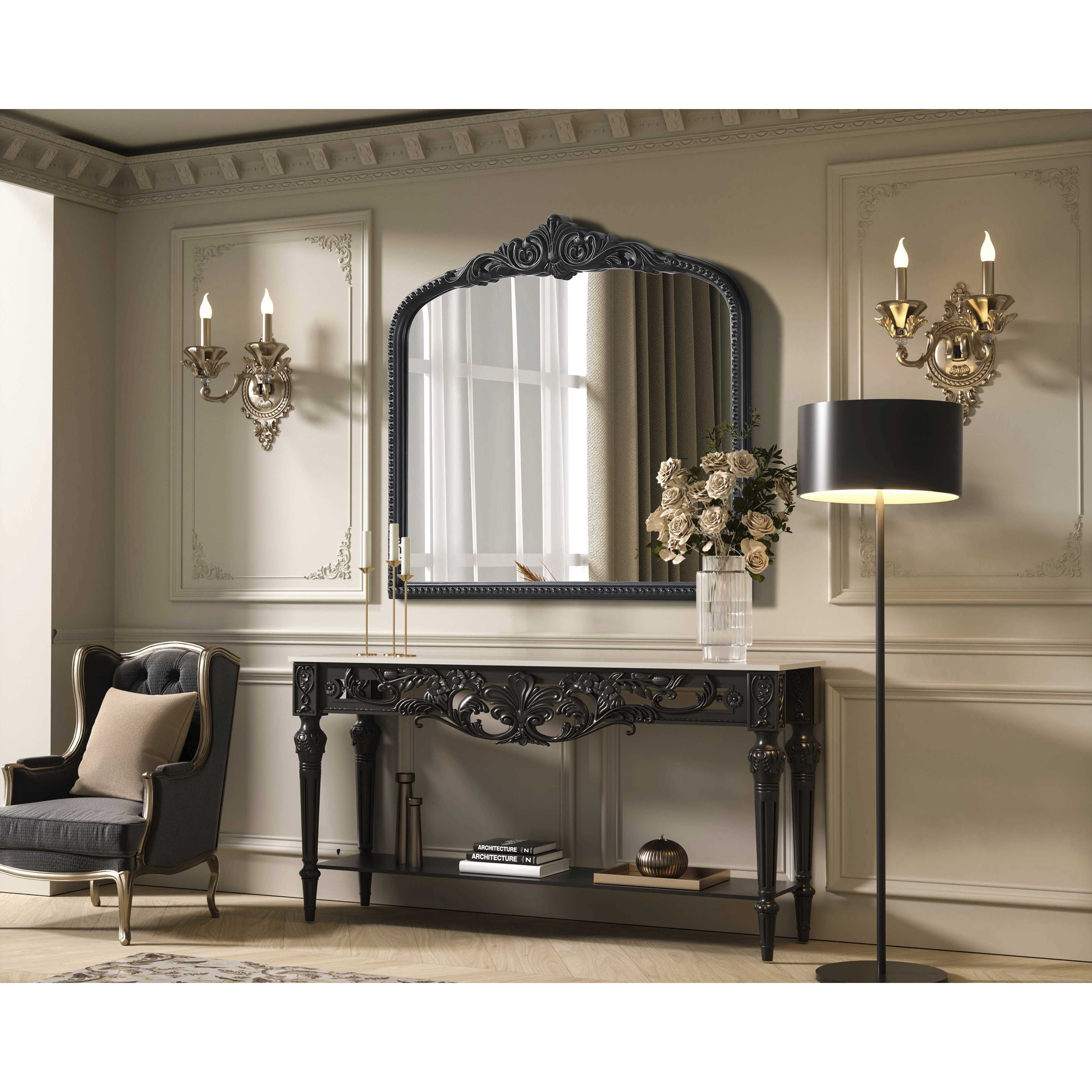 Naomi 33 X 30 inch Vintage Bronze Mirror