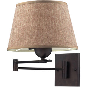 Grand Canal 1 Light 11 inch Aged Bronze Sconce Wall Light in Standard