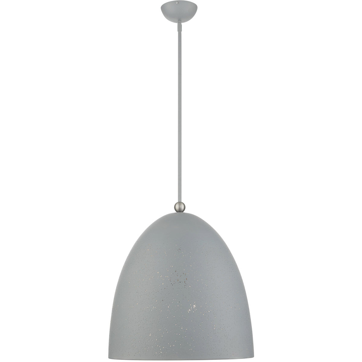 Arlington 3 Light 19 inch Nordic Gray with Brushed Nickel Accents Pendant Ceiling Light