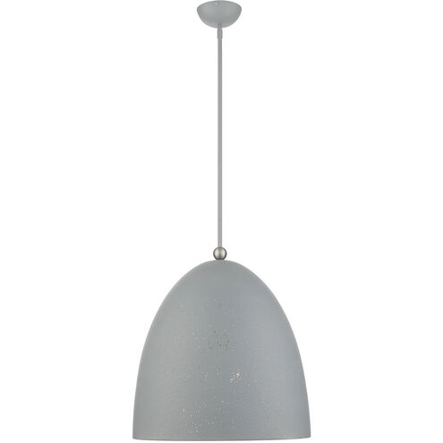 Arlington 3 Light 19 inch Nordic Gray with Brushed Nickel Accents Pendant Ceiling Light