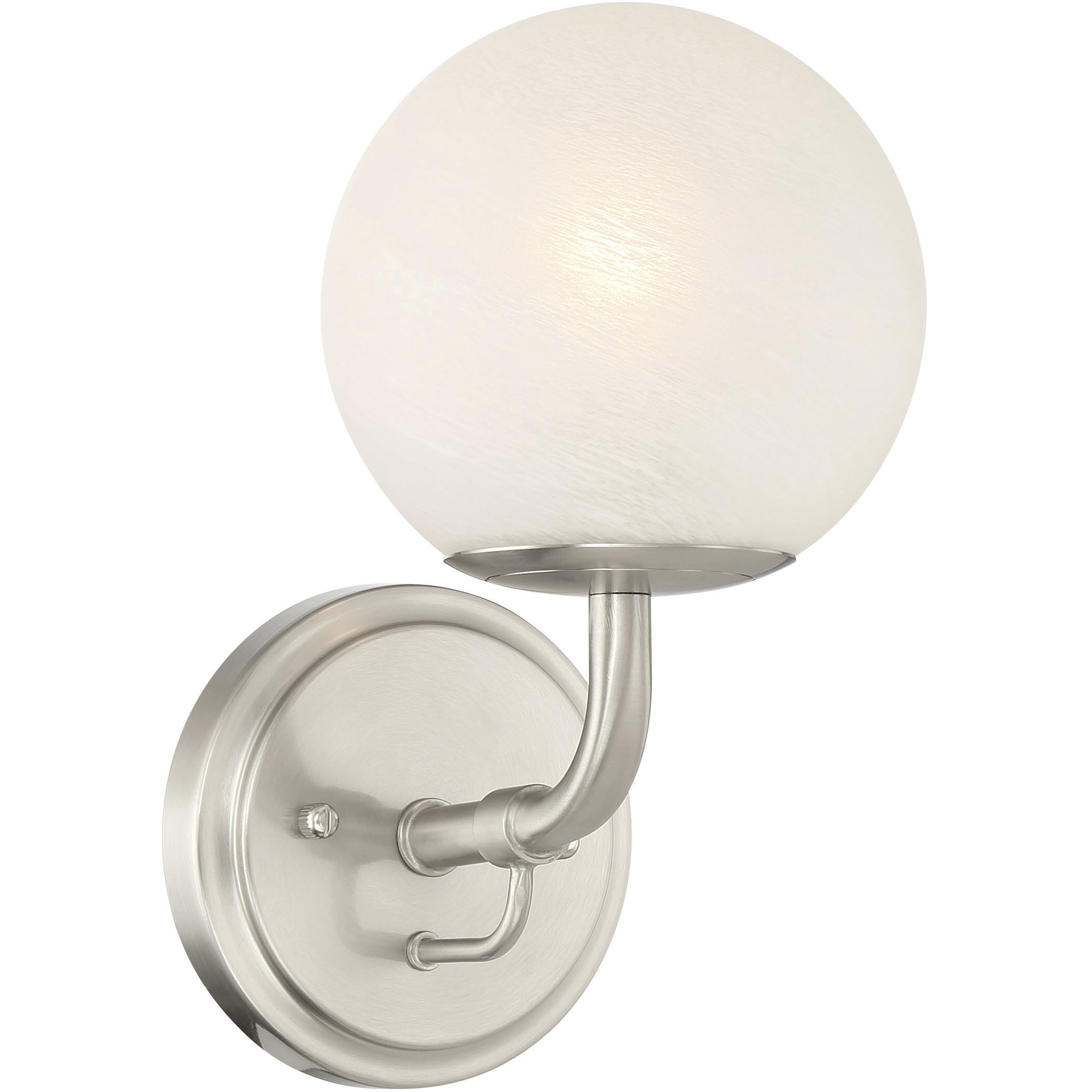 Whitehall 1 Light 6 inch Brushed Nickel Vanity Light Wall Light