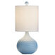 Signature 16.5 inch 60 watt Blue Table Lamp Portable Light