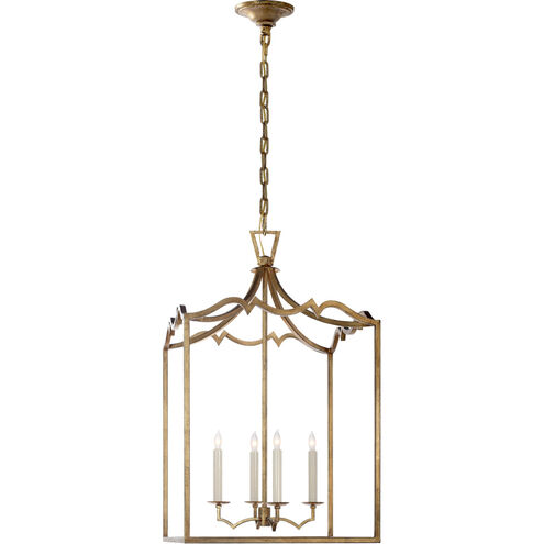 Chapman & Myers Darlana4 4 Light 17.25 inch Gilded Iron Fancy Lantern Pendant Ceiling Light, Medium