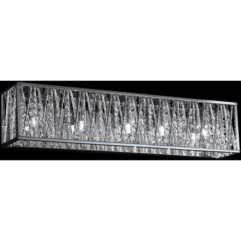 Terra 5 Light 26.75 inch Chrome Vanity Wall Light in G9