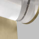 Kelly Wearstler Esfera Wall Sconce Wall Light in LED 90 CRI 2700K, Natural Brass