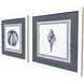 Seaside Blues Blue Framed Art