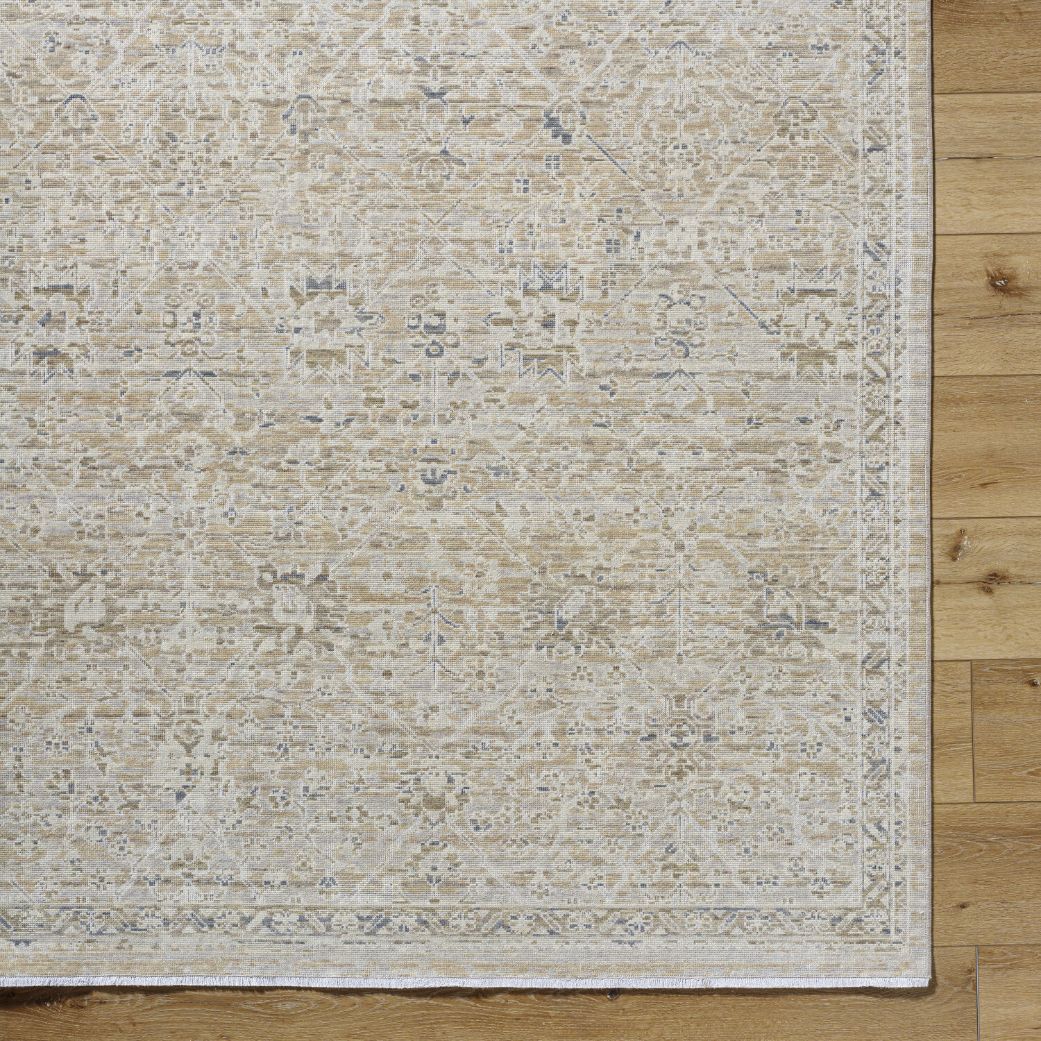 Once Upon a Time 150 X 118.11 inch Ivory / Light Gray / Tan / Light Brown / Gray Machine Woven Rug in 10 x 12.5