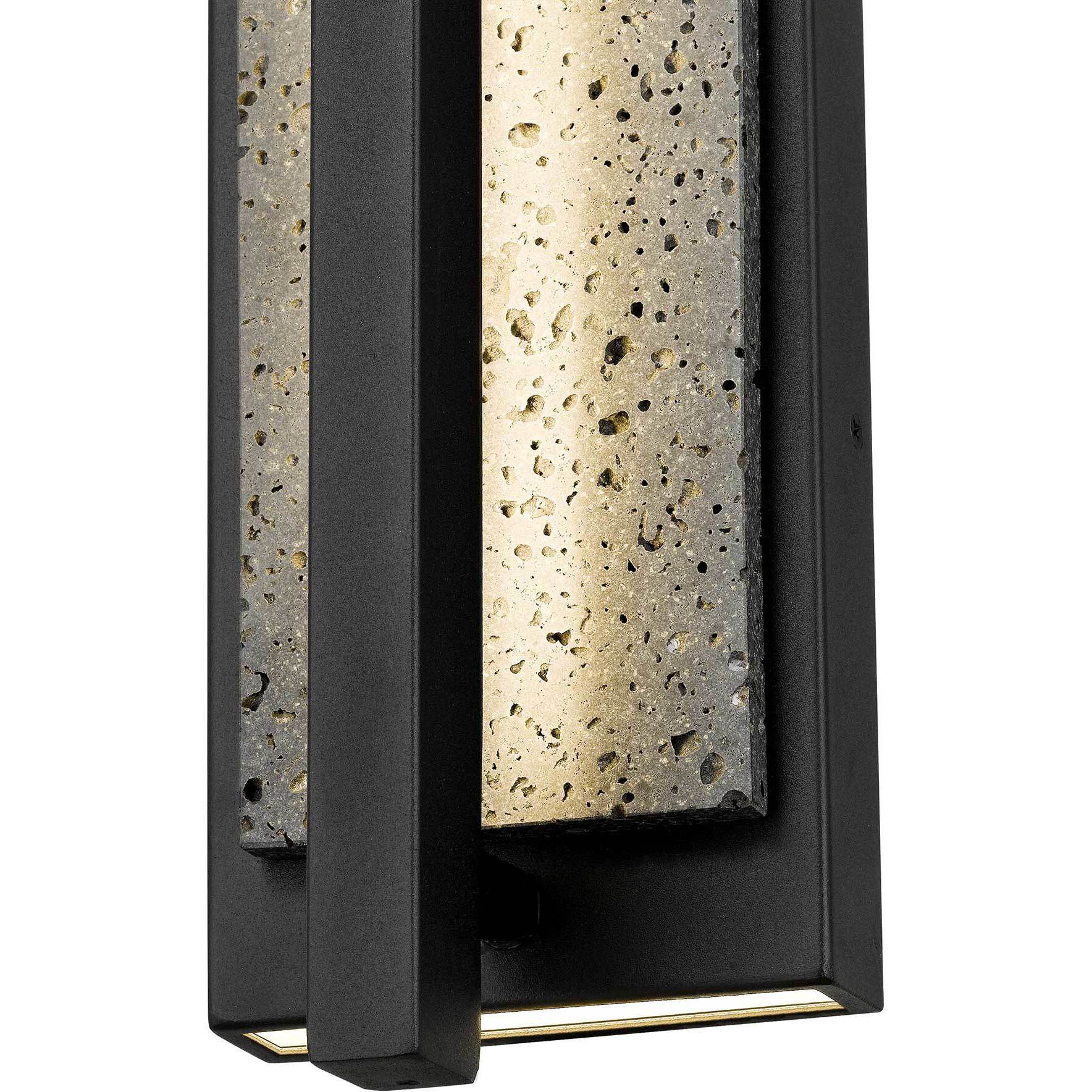Dakota LED 16 inch Sand Black Outdoor Wall Sconce