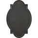 Odette 31.5 X 21 inch Wood Tone with Black and Mirror Wall Mirror