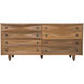 Diamond Dark Walnut Chest, Double