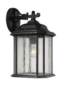 Cleo 1 Light 15 inch Oxford Bronze Outdoor Wall Lantern, Large