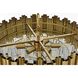 Willow 8 Light 24 inch Satin Gold Chandelier Ceiling Light