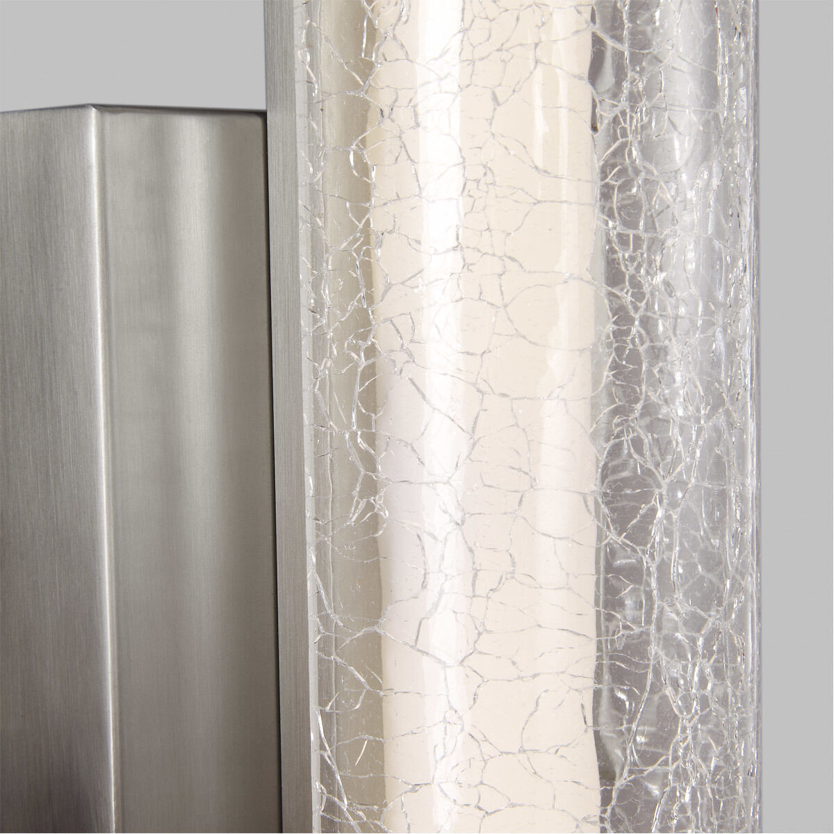 Sean Lavin Cutler LED 24 inch Satin Nickel Vanity Light Wall Light in Clear Crackle