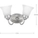 Clarence 2 Light 11.75 inch Brushed Nickel Bath Vanity Wall Light