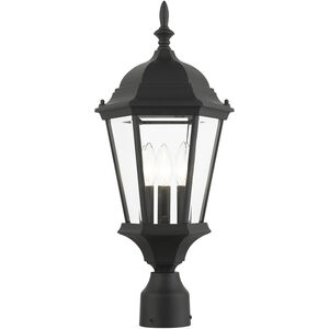 Hamilton 3 Light 9.50 inch Post Light & Accessory
