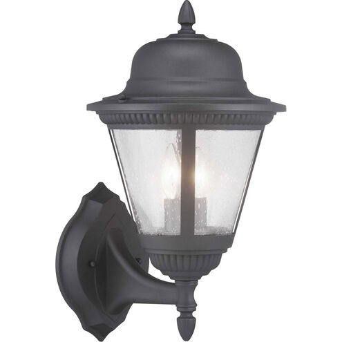 Westport Outdoor Wall Lantern in Black, Medium