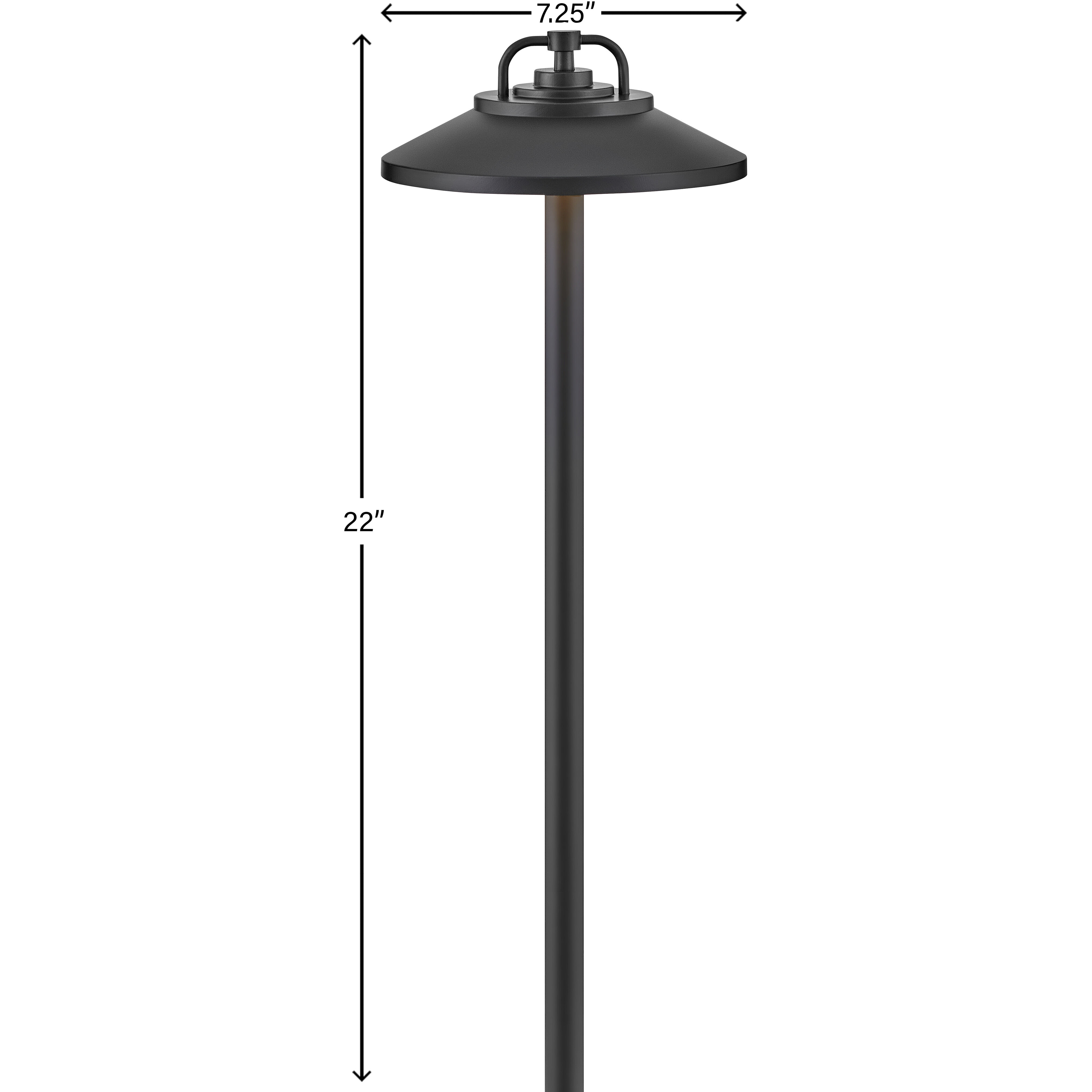 Estate Series Lakehouse 12v 1.50 watt Black Landscape Path Light