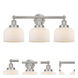 Bell 3 Light 24.5 inch Brushed Satin Nickel Bath Vanity Light Wall Light