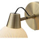 Petaluma Wall Sconce Wall Light in Weathered Brass