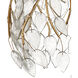 Banyan 3 Light 7.5 inch Antique Brass Multi-Drop Pendant Ceiling Light