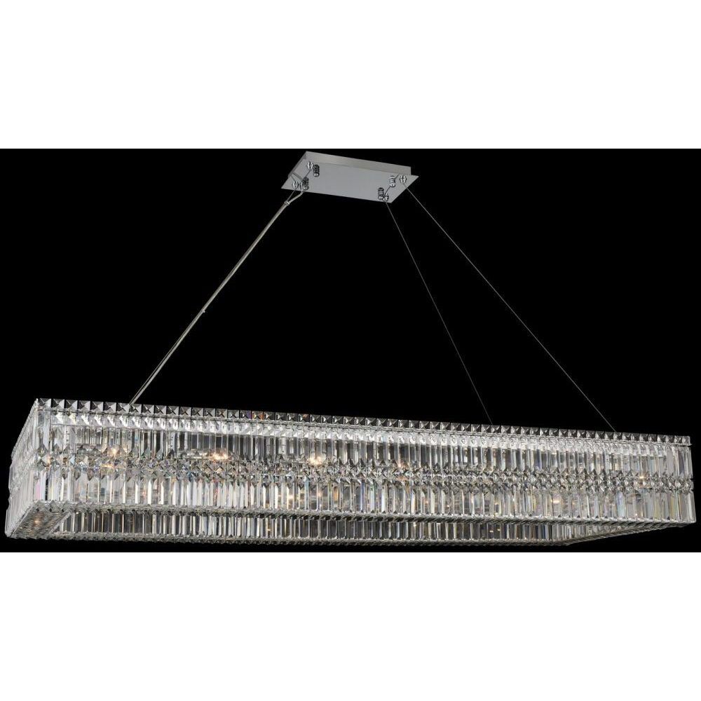 Rettangolo Island Light Ceiling Light in Chrome