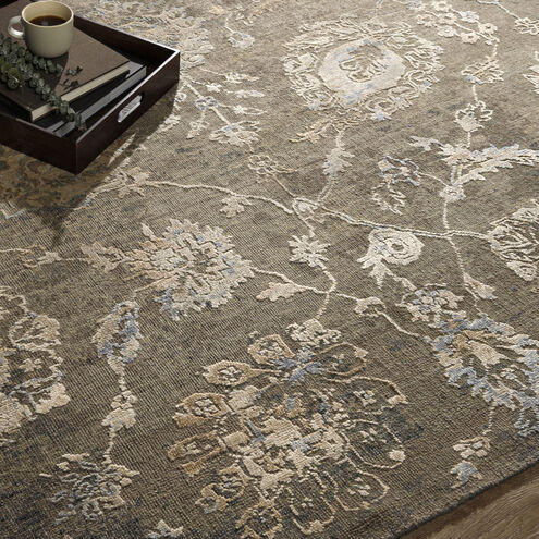 Sufi 108 X 72 inch Charcoal Rug in 6 X 9, Rectangle