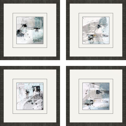 Abstract Collection Blue Framed Art