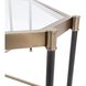 Graham 64.25 inch Black/Gold Console Table