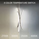 Tusk LED 10.25 inch Brushed Nickel Pendant Ceiling Light in 3000K, dweLED