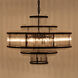 Rowan 8 Light 29 inch Matte Black Chandelier Ceiling Light