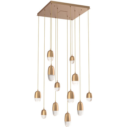 Pebble LED Novel Brass Chandelier Ceiling Light, Multi-Port