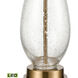 Chepstow 36 inch 150.00 watt Clear with Cafe Bronze Table Lamp Portable Light