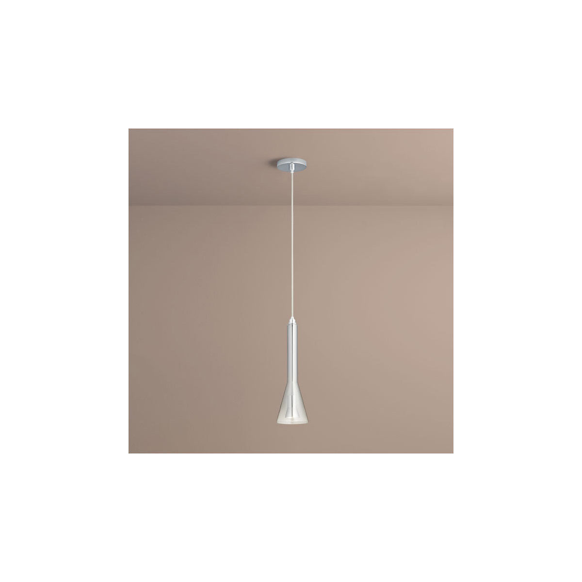 Liberty 1 Light 5 inch Smoke Ombre Pendant Ceiling Light 